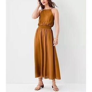 Ann Taylor Rust Slip Dress